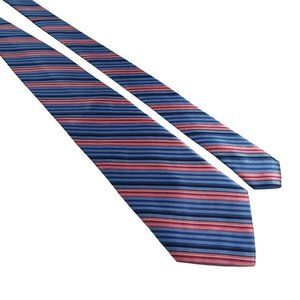 J S Blank Collection Men Necktie Tie Designer Gender Reveal Pink Blue Striped